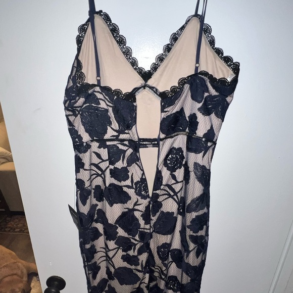 Lulus Navy Mermaid Cocktail Dress - Picture 2 of 3